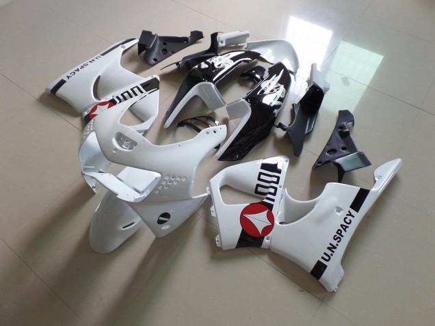 Honda CBR 900 RR 919 1998-1999 Motorrad Verkleidungen - Weiß Skull