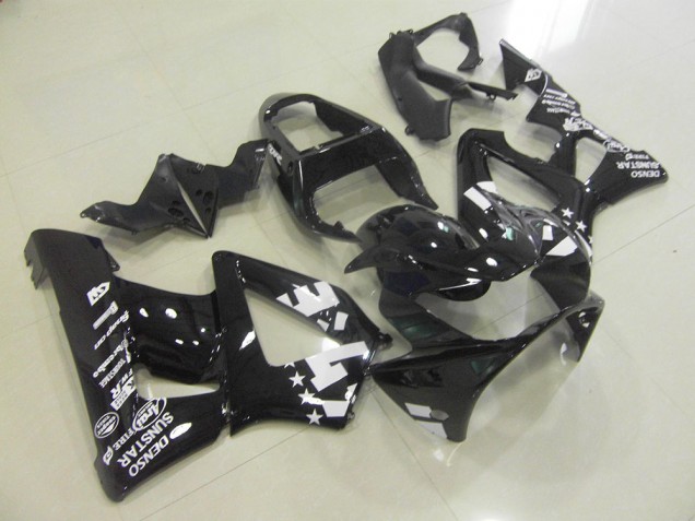 Honda CBR 900 RR 929 2000-2001 Motorrad Verkleidungen - Glänzend Schwarz mit Stern Honda CBR 900 RR 929 2000-2001 Motorrad Verkleidungen - Glänzend Schwarz mit Stern