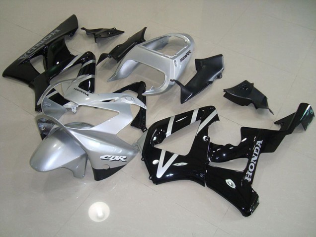 Honda CBR 900 RR 929 2000-2001 Motorrad Verkleidungen - Schwarz Silber Honda CBR 900 RR 929 2000-2001 Motorrad Verkleidungen - Schwarz Silber