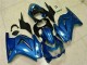 Kawasaki EX250 2008-2012 Motorrad Verkleidungen - Blau Schwarz Weiß Ninja