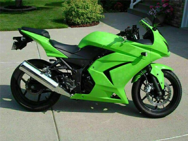 Kawasaki EX250 2008-2012 Motorrad Verkleidungen - Grün