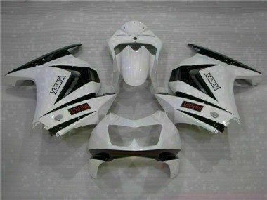 Kawasaki EX250 2008-2012 Motorrad Verkleidungen - Weiß Schwarz
