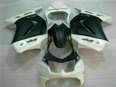 Kawasaki EX250 2008-2012 Motorrad Verkleidungen - Weiß Schwarz Ninja 3M