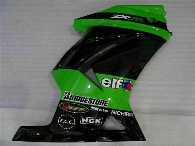 Kawasaki EX250 2008-2012 Motorrad Vollverkleidung - Schwarz Grün