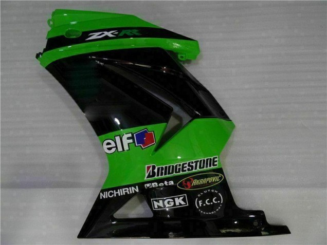 Kawasaki EX250 2008-2012 Motorrad Vollverkleidung - Schwarz Grün