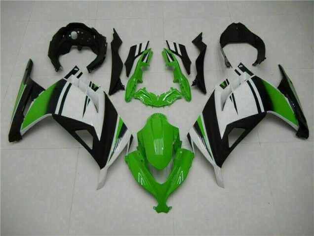 Kawasaki EX300 2013-2016 Motorrad Verkleidungen - Grün Schwarz Silber