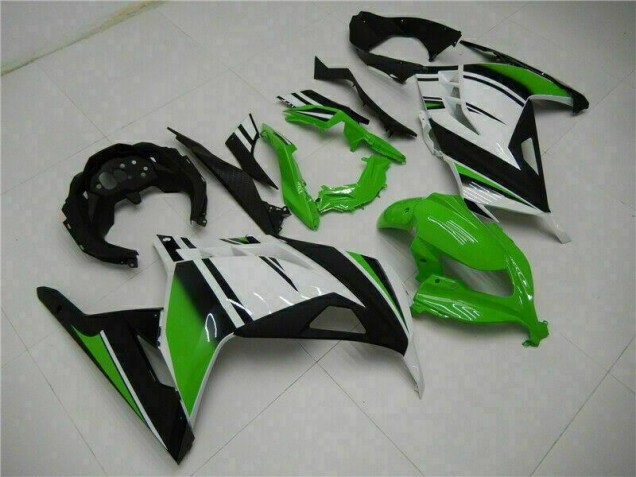 Kawasaki EX300 2013-2016 Motorrad Verkleidungen - Grün Schwarz Silber