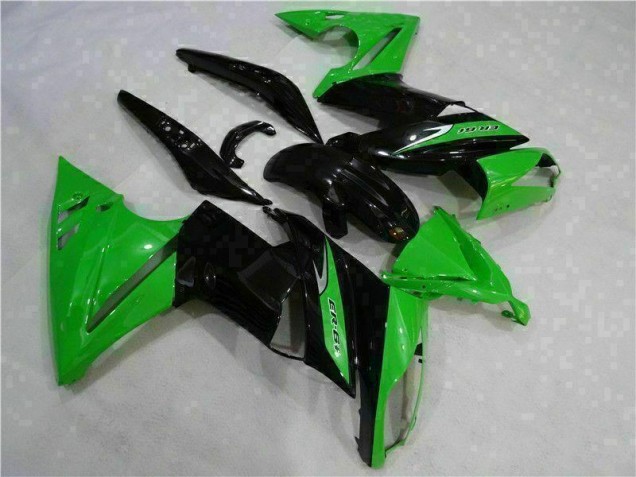 Kawasaki EX650 2006-2008 Motorrad Verkleidung - Grün Schwarz