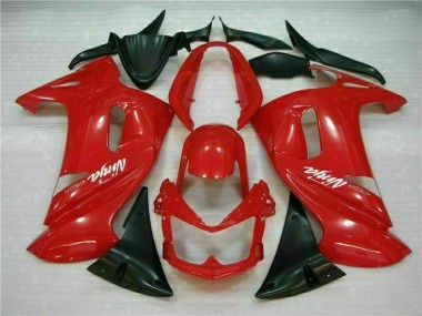 Kawasaki EX650 2006-2008 Motorrad Verkleidungen - Glänzend Rot