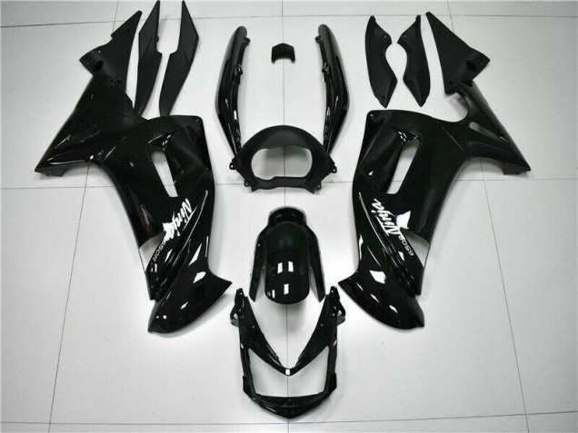 Kawasaki EX650 2006-2008 Motorrad Verkleidungen - Glänzend Schwarz