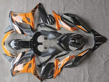 Kawasaki EX650 2017-2019 Motorrad Verkleidungen - Glänzend Orange Schwarz