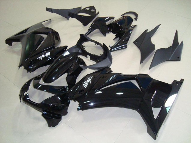 Kawasaki ZX 250R 2008-2012 Motorrad Verkleidungen - Glänzend Schwarz
