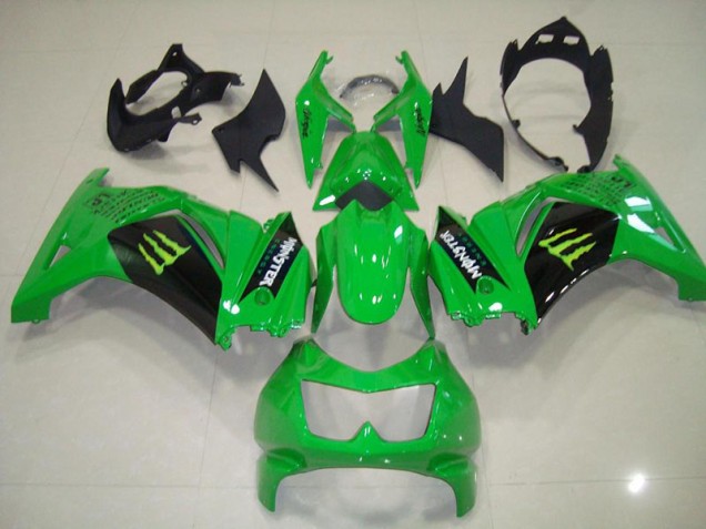 Kawasaki ZX 250R 2008-2012 Motorrad Verkleidungen - Grünes Monster