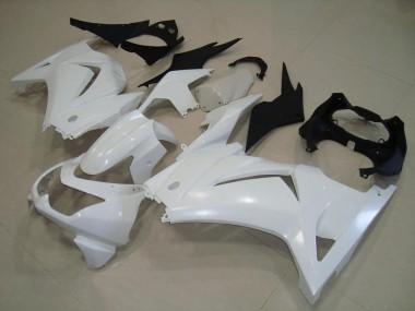 Kawasaki ZX 250R 2008-2012 Motorrad Verkleidungen - Weiß