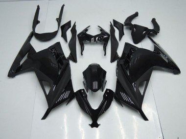 Kawasaki ZX 300R 2013-2016 Motorrad Verkleidung - Schwarz