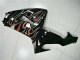 Kawasaki ZX10R 2006-2007 Motorrad Verkleidung - Schwarz rote Flamme Kawasaki ZX10R 2006-2007 Motorrad Verkleidung - Schwarz rote Flamme