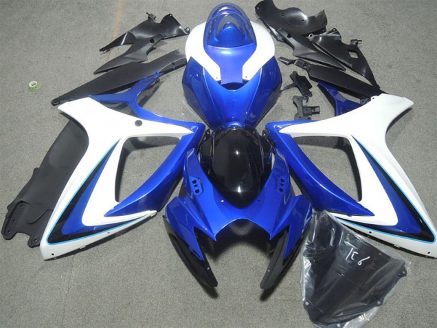 Kawasaki ZX10R 2006-2007 Motorrad Verkleidungen - Blau Weiß Kawasaki ZX10R 2006-2007 Motorrad Verkleidungen - Blau Weiß