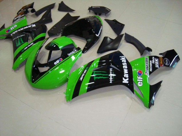 Kawasaki ZX10R 2006-2007 Motorrad Verkleidungen - Grünes Monsterrennen Kawasaki ZX10R 2006-2007 Motorrad Verkleidungen - Grünes Monsterrennen