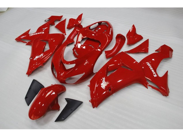 Kawasaki ZX10R 2006-2007 Motorrad Verkleidungen - Rot