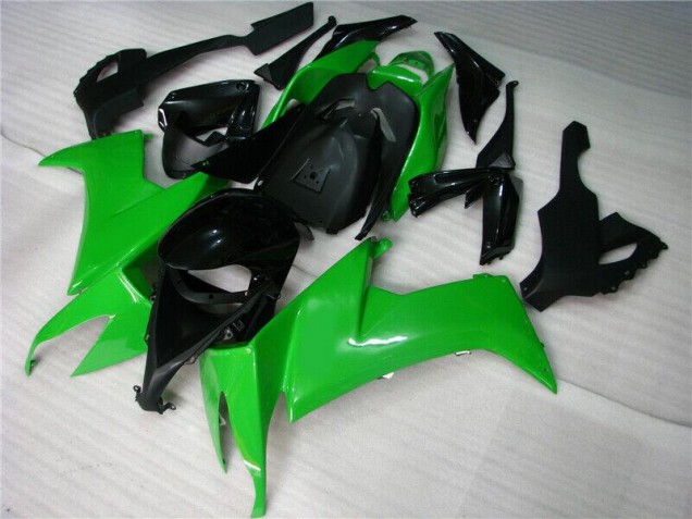 Kawasaki ZX10R 2008-2010 Motorrad Verkleidungen - Grün Schwarz