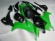 Kawasaki ZX10R 2008-2010 Motorrad Verkleidungen - Grün Schwarz