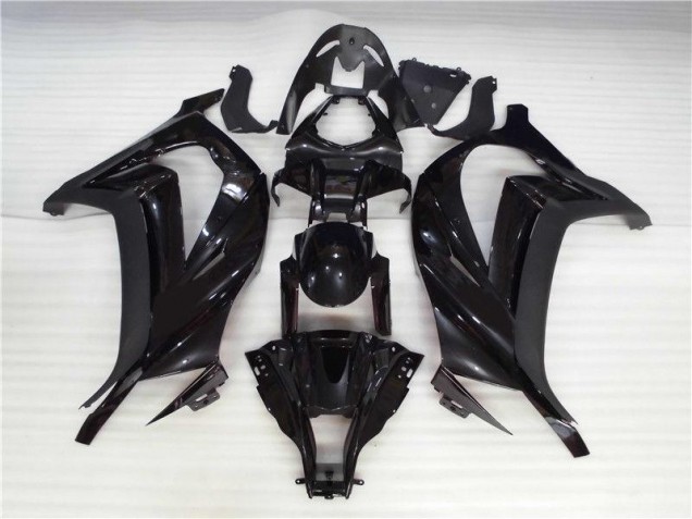 Kawasaki ZX10R 2011-2015 Motorrad Verkleidungen - Matt Schwarz
