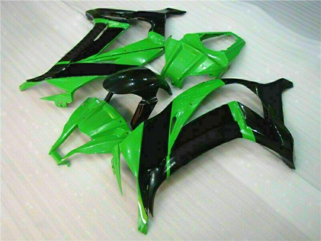 Kawasaki ZX10R 2011-2015 Motorrad Verkleidungen & Plastik - Grün Schwarz