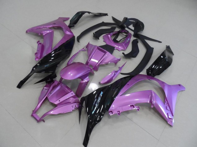 Kawasaki ZX10R 2011-2015 Motorrad Verkleidungen - Rosa und Schwarz
