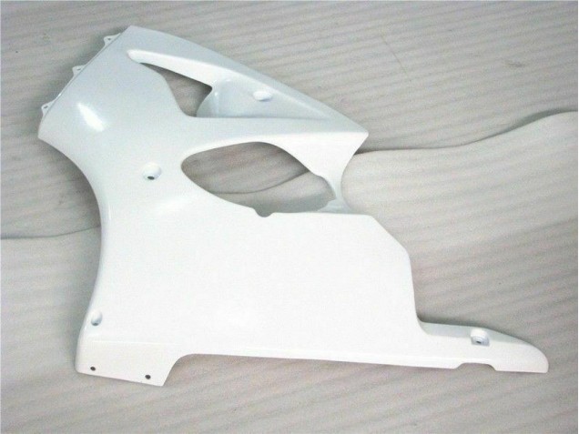 Kawasaki ZX6R 2000-2002 Motorrad Verkleidungen - Glänzend Weiß