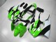 Kawasaki ZX6R 2000-2002 Motorrad Verkleidungen - Grün Weiß Schwarz