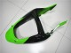 Kawasaki ZX6R 2000-2002 Motorrad Verkleidungen - Grün Weiß Schwarz