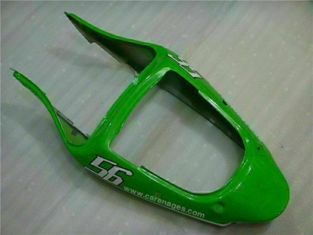 Kawasaki ZX6R 2000-2002 Motorrad Verkleidungen & Plastik - Grün Schwarz