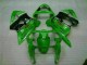 Kawasaki ZX6R 2000-2002 Motorrad Verkleidungen & Plastik - Grün Schwarz