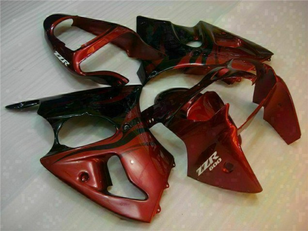 Kawasaki ZX6R 2000-2002 Motorrad Verkleidungen - Rot Kawasaki ZX6R 2000-2002 Motorrad Verkleidungen - Rot
