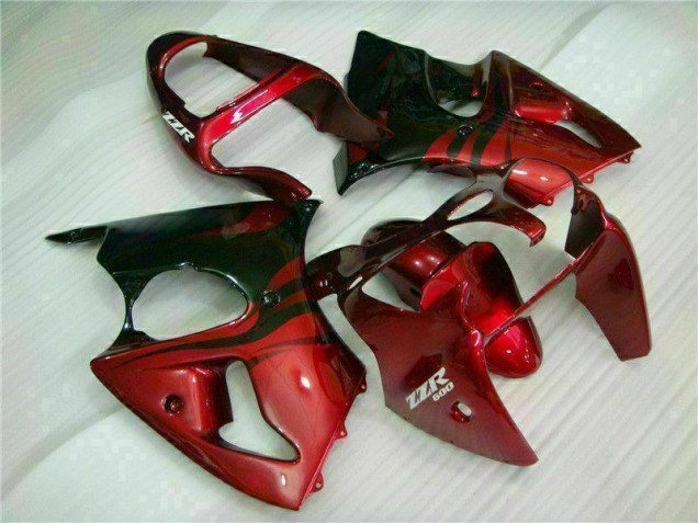 Kawasaki ZX6R 2000-2002 Motorrad Verkleidungen - Rot Schwarz Kawasaki ZX6R 2000-2002 Motorrad Verkleidungen - Rot Schwarz