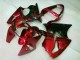Kawasaki ZX6R 2000-2002 Motorrad Verkleidungen - Rot Schwarz Kawasaki ZX6R 2000-2002 Motorrad Verkleidungen - Rot Schwarz