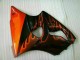 Kawasaki ZX6R 2000-2002 Motorrad Verkleidungen - Schwarz rote Flamme Kawasaki ZX6R 2000-2002 Motorrad Verkleidungen - Schwarz rote Flamme