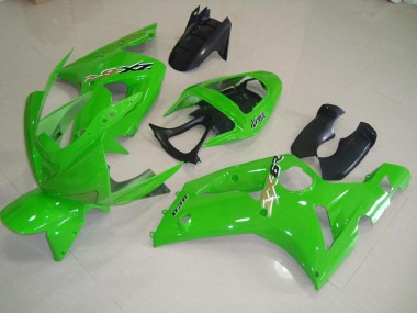 Kawasaki ZX6R 2003-2004 Motorrad Verkleidungen - Grün