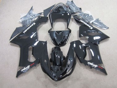 Kawasaki ZX6R 2005-2006 Motorrad Verkleidung - Schwarzer Ninja 636