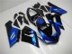 Kawasaki ZX6R 2005-2006 Motorrad Verkleidungen - Blau Schwarz Kawasaki ZX6R 2005-2006 Motorrad Verkleidungen - Blau Schwarz