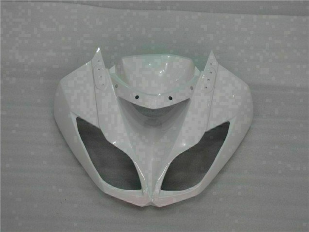 Kawasaki ZX6R 2009-2012 Motorrad Verkleidung - Weiß Schwarz