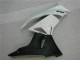 Kawasaki ZX6R 2009-2012 Motorrad Verkleidung - Weiß Schwarz