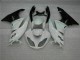 Kawasaki ZX6R 2009-2012 Motorrad Verkleidung - Weiß Schwarz