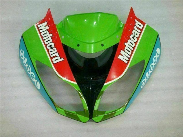 Kawasaki ZX6R 2009-2012 Motorrad Verkleidungen - Rot Grün Motocard Kawasaki ZX6R 2009-2012 Motorrad Verkleidungen - Rot Grün Motocard