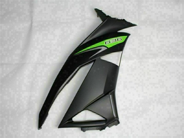 Kawasaki ZX6R 2009-2012 Motorrad Verkleidungen - Schwarz Grün 636 Kawasaki ZX6R 2009-2012 Motorrad Verkleidungen - Schwarz Grün 636