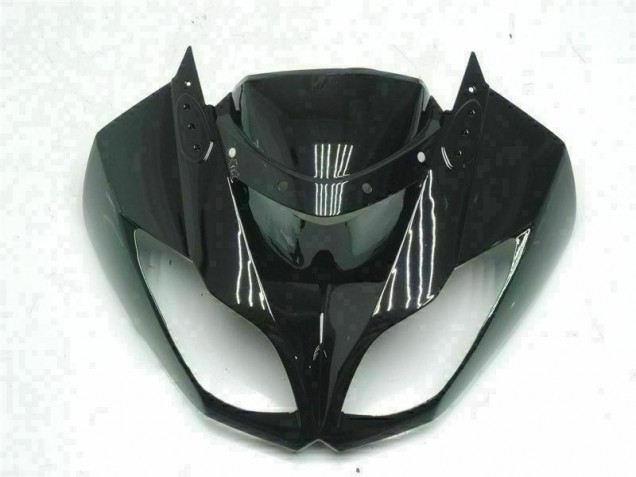 Kawasaki ZX6R 2009-2012 Motorrad Verkleidungen - Schwarz Weiß Ninja 636