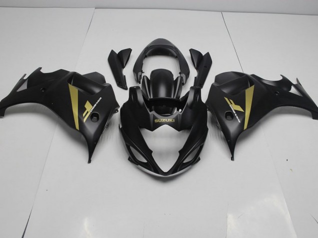 Suzuki GSXF 650 2008-2013 Motorrad Verkleidungen - Schwarz Gold Suzuki GSXF 650 2008-2013 Motorrad Verkleidungen - Schwarz Gold