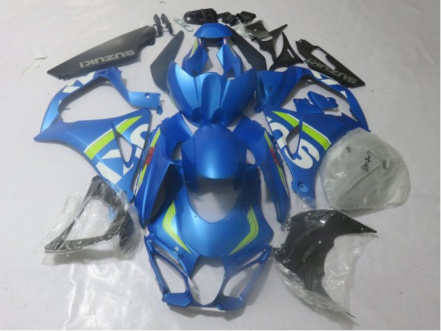 Suzuki GSXR 1000 2017-2023 Motorrad Verkleidungen - Blau Limette Suzuki GSXR 1000 2017-2023 Motorrad Verkleidungen - Blau Limette
