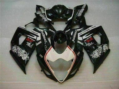 Suzuki GSXR 1000 K5 2005-2006 Motorrad Verkleidung - Weiß Schwarz