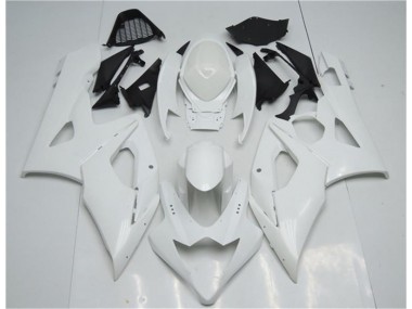 Suzuki GSXR 1000 K5 2005-2006 Motorrad Verkleidungen & Plastik - Weiß